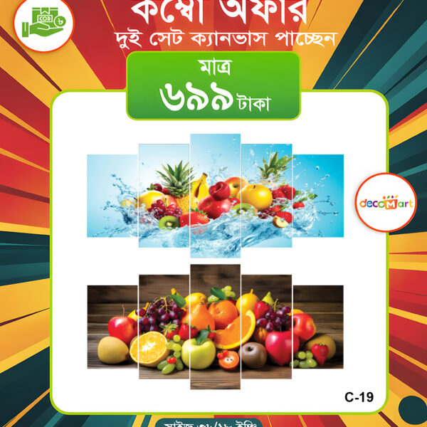 প্রিমিয়াম ওয়াটারপ্রুফ ক্যানভাস কম্বো সেট। C-19