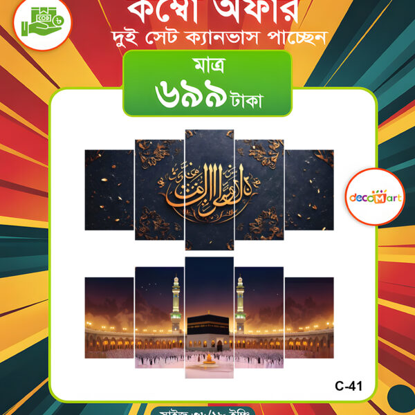 প্রিমিয়াম ওয়াটারপ্রুফ ক্যানভাস কম্বো সেট। C-41